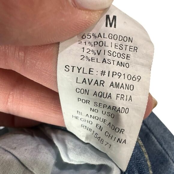 Y2K Corset Lace Up High Rise Denim Blue Jeans ASO ALT Lara Katseye Size M 28x30 - Picture 8 of 12